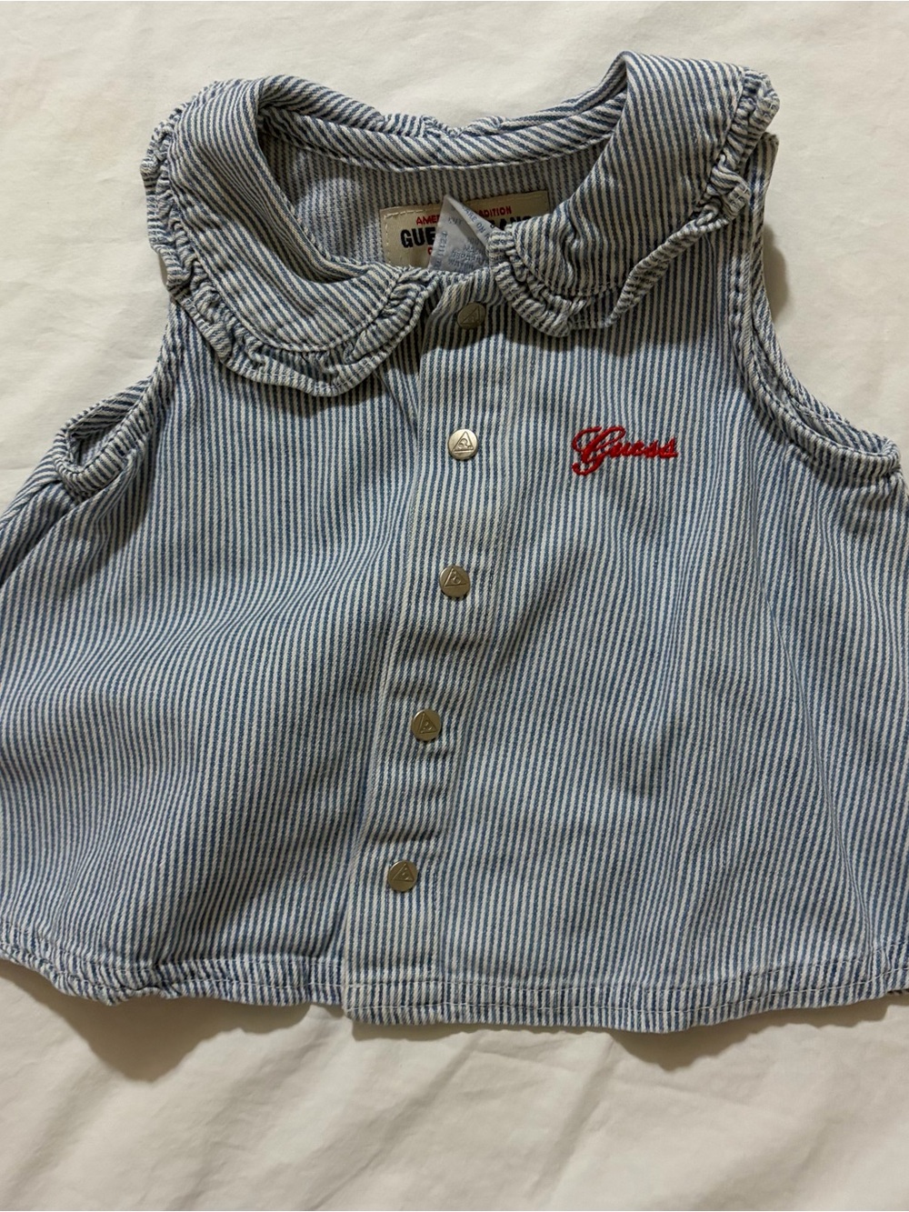4/$20 Guess denim top 9 month